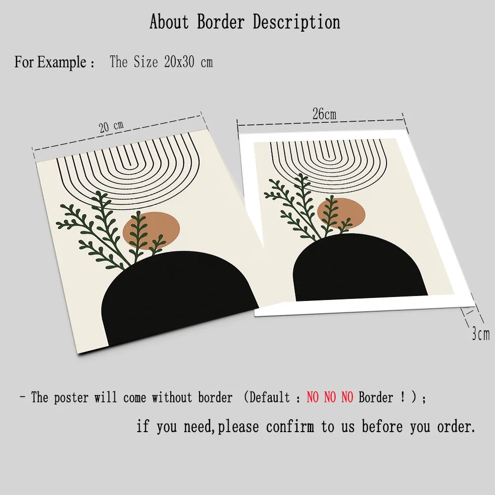 3 Piece Botanical Wall Art Set Modern Green Minimalist  Fresh Plant Canvas Prints for Living Room or Bedroom Home Decor