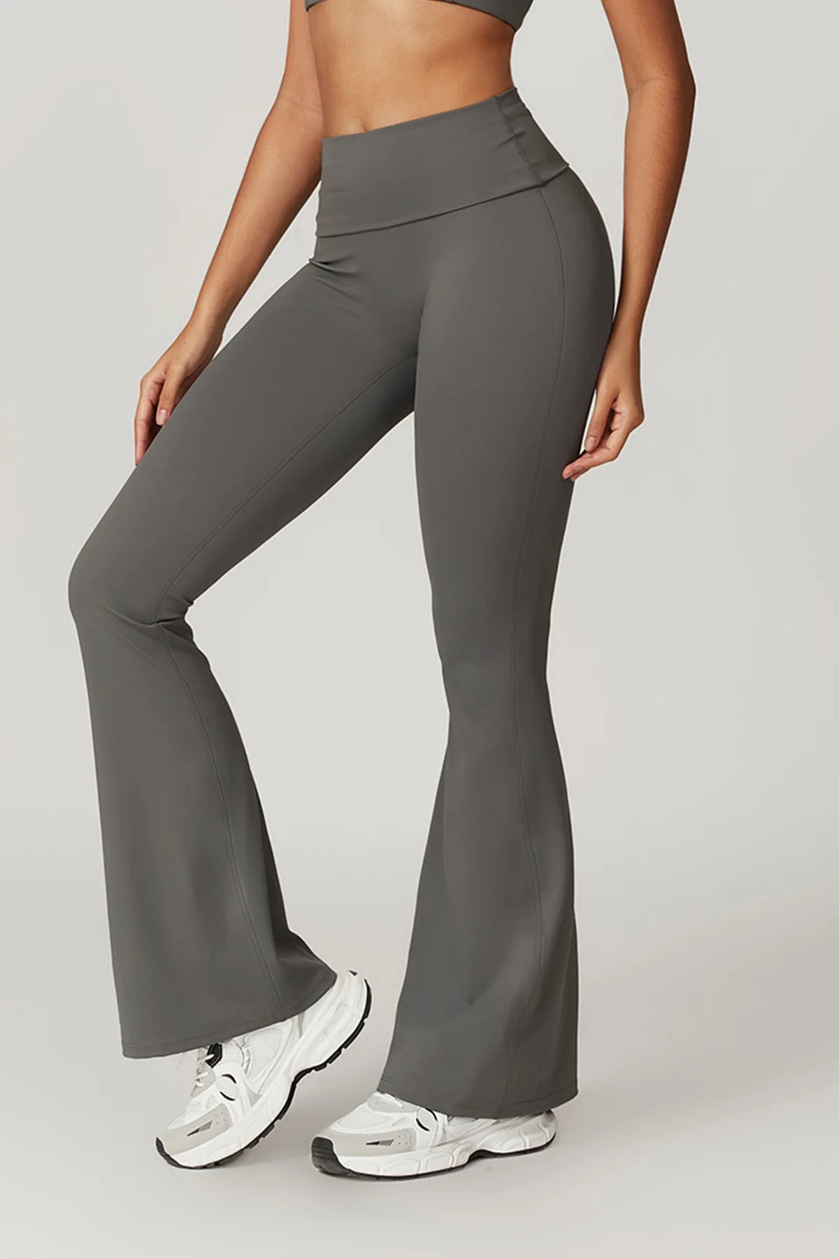 Yoga Pants Women Bell Bottoms High Waist Sport Flare Pants Gym Fitness Leggings Women Female Legging Tummy Control Running Tight