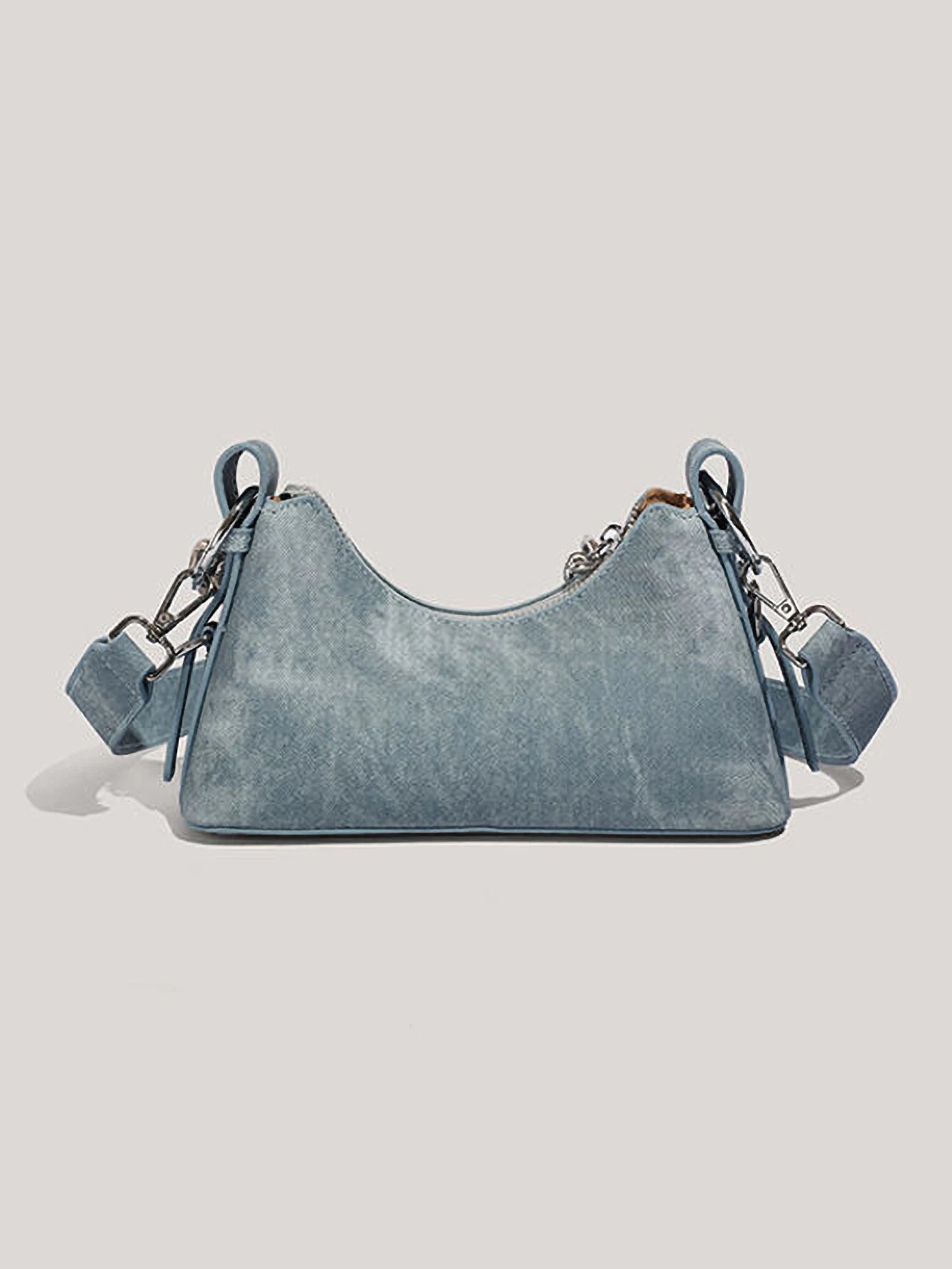 Cowboy patterned chain armpit bag, fashionable and versatile, single shoulder armpit bag