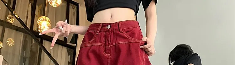 Streetwear Casual Cargo Pants for Women 2025 New Bottoms Straight Trousers Fashion Pockets Korean Pantalon Femme