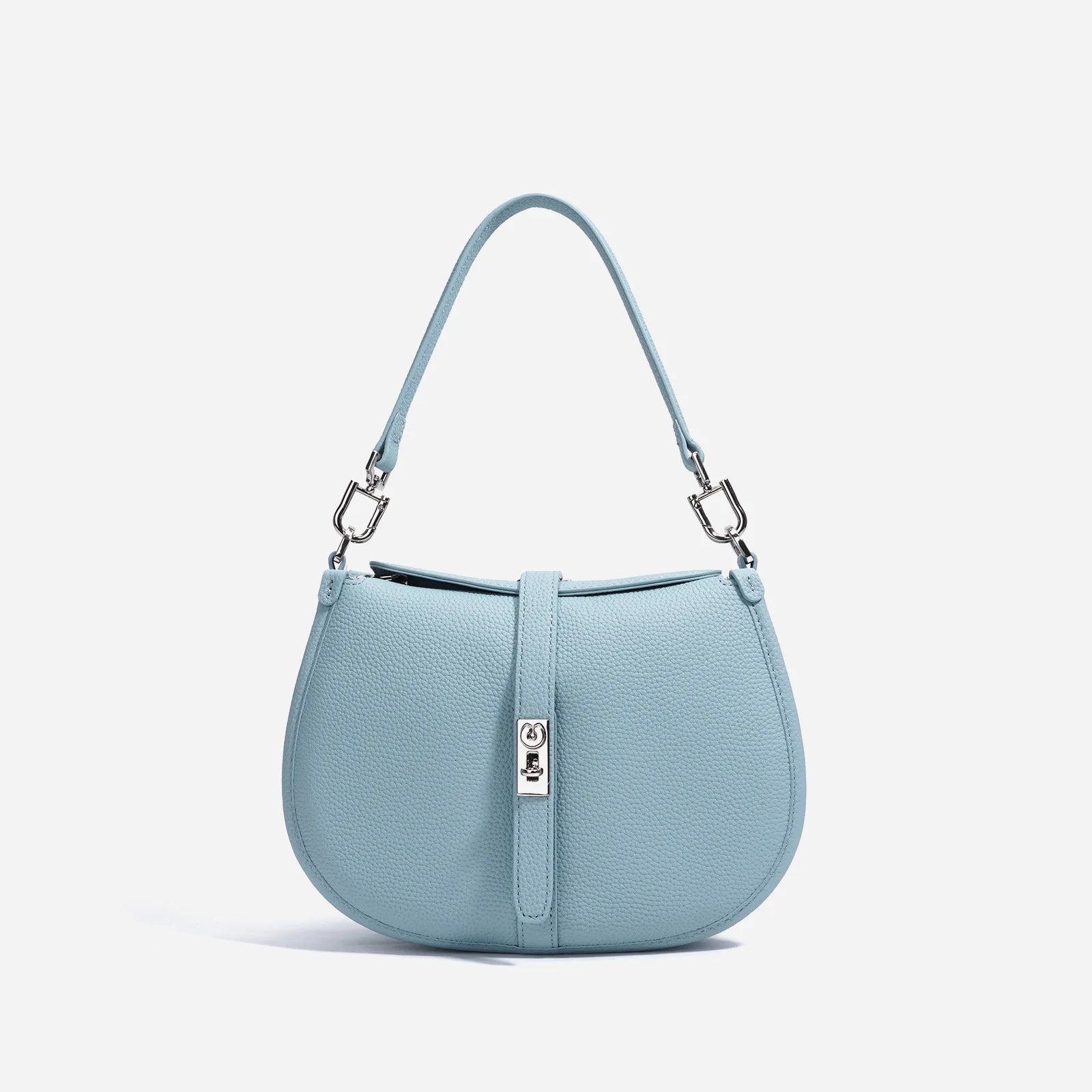 Bag women's 2025 new high-end leather crescent bag women's diagonal cross-border cowhide commuter one-shoulder underarm bag