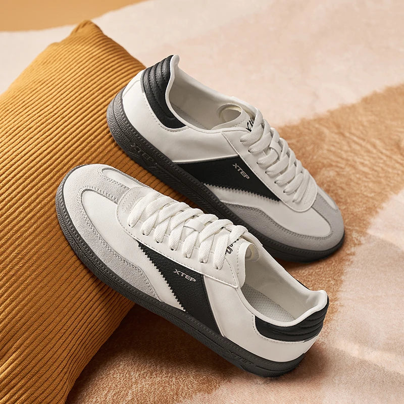 Xtep GAT Skateboarding Shoes For Men 2025 Spring Stability Comfortable Sports Shoes Classics Street Soft Sneakers 875119310004