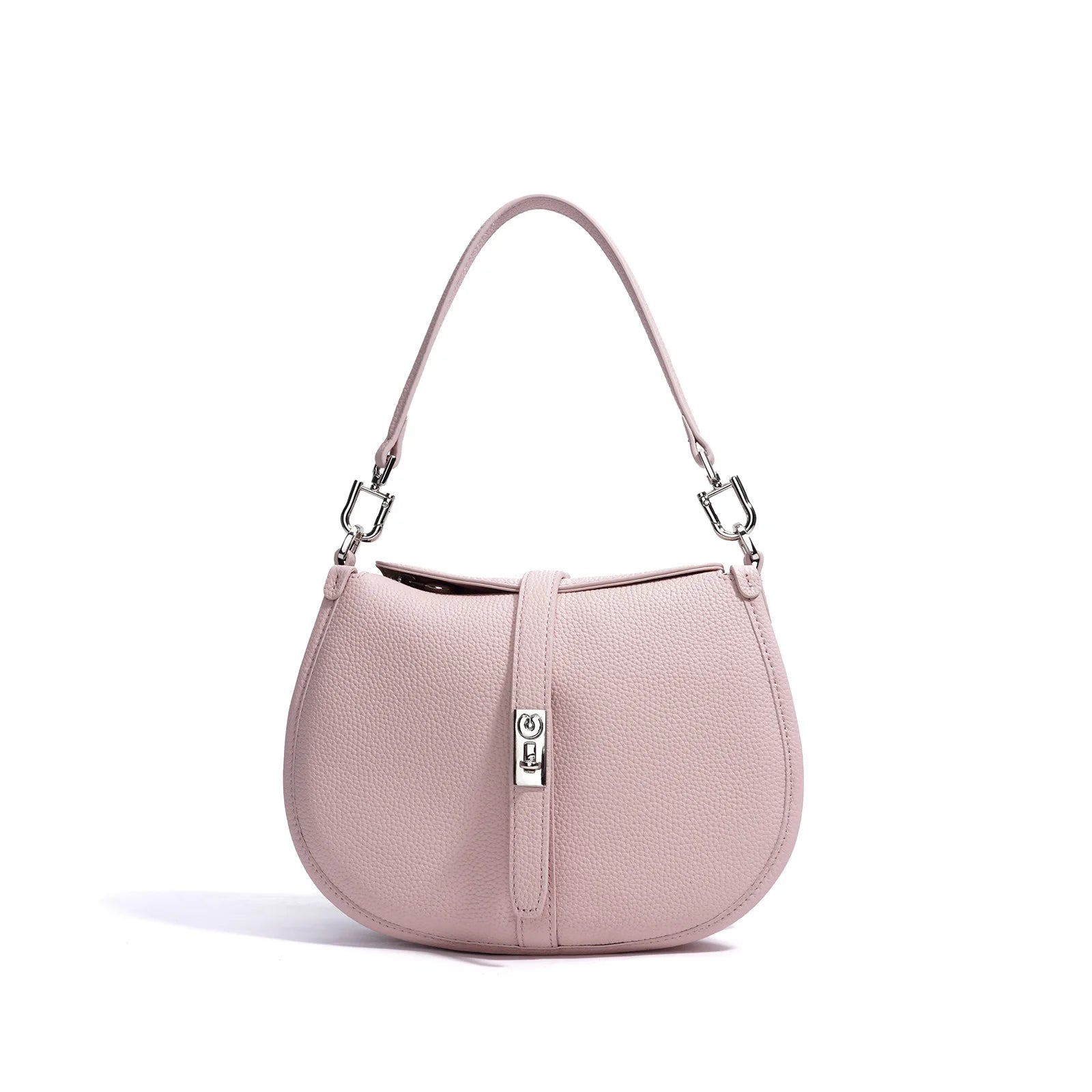 Bag women's 2025 new high-end leather crescent bag women's diagonal cross-border cowhide commuter one-shoulder underarm bag
