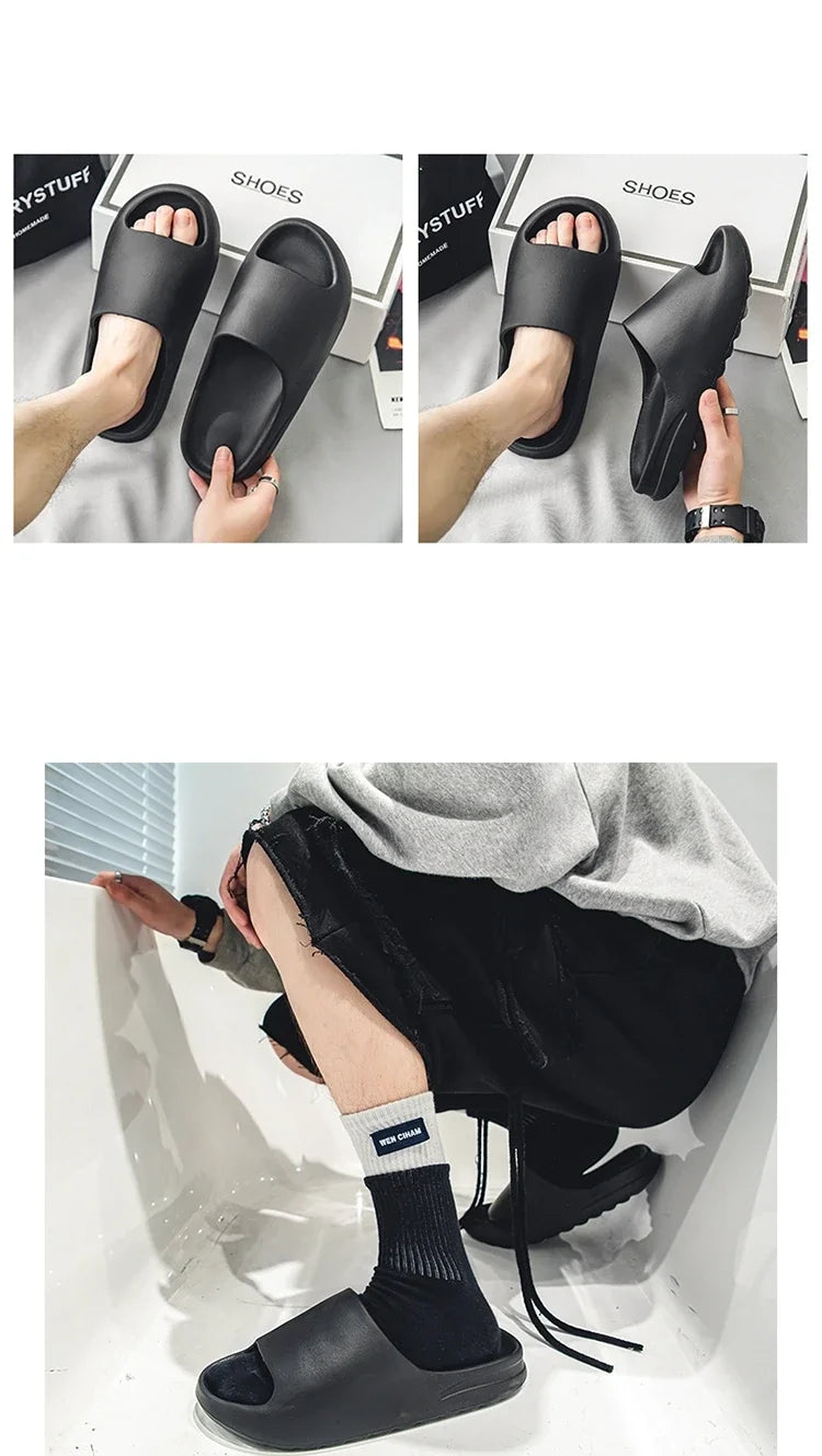 Hot sales Women Men Slippers Fashion EVA Slides 2025 Summers Outdoor Beach Sandals Women Casual Shoes