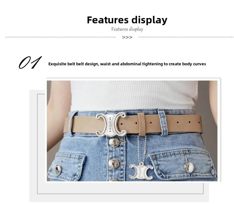 High-Waisted Denim Skirt Women's Slimming Mini Dress 2024 Spring Summer European Style Half Skirt Age-Reducing Fashionable Pleat