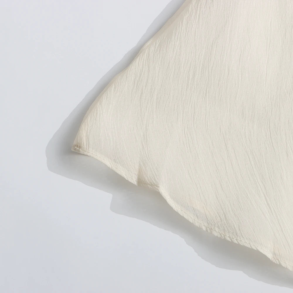 TWOTWINSTYLE Solid Slimming Long Dresses For Women O Neck Sleeveless High Waist Temperament Dress Female Fashion Style Clothes