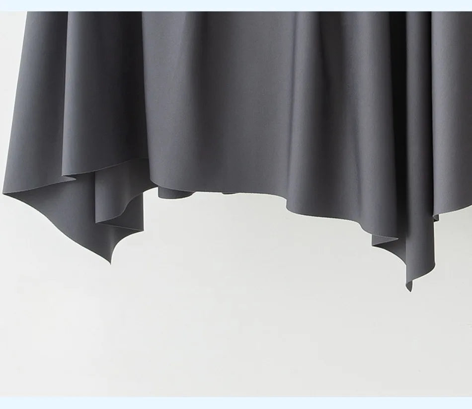 One-piece Skirt Women's Yoga Butt Curtain Sports Tennis Fitness Lace Up Irregular Mini Kirt Outer Wrap Skirts Prevent Exposure