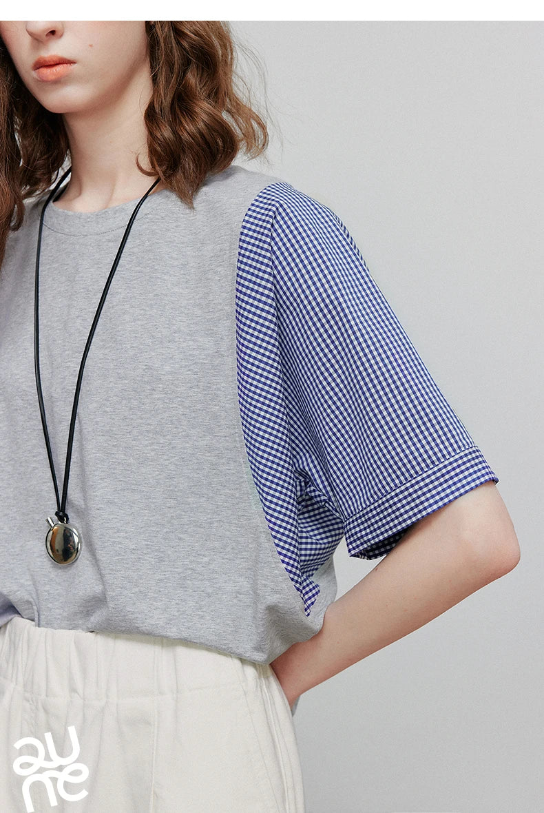 TOYOUTH Women Short Sleeve T shirt 2025 Summer New Casual Tops 8521071