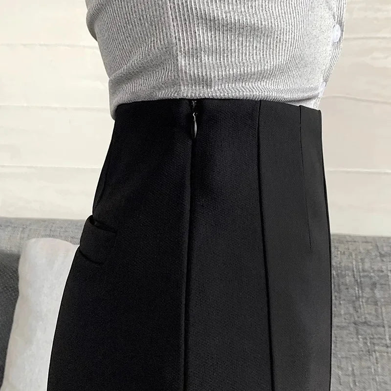 Women's High-waisted Petite Black Outer Wear Shorts 2024 Summer New Style Lost Underwear Cheeky Curvy Hot Pants