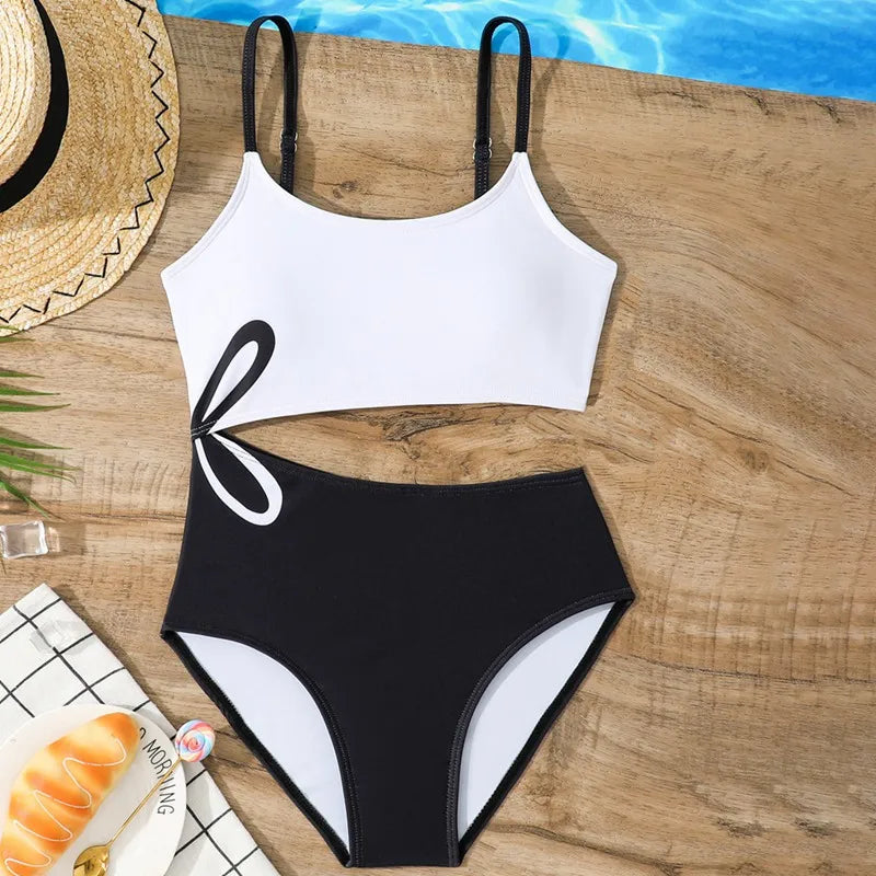 8-12 Years Teenage Girls one-piece Swimsuit Summer Kids Quick Drying Swim Suits Swimwear Beachwear