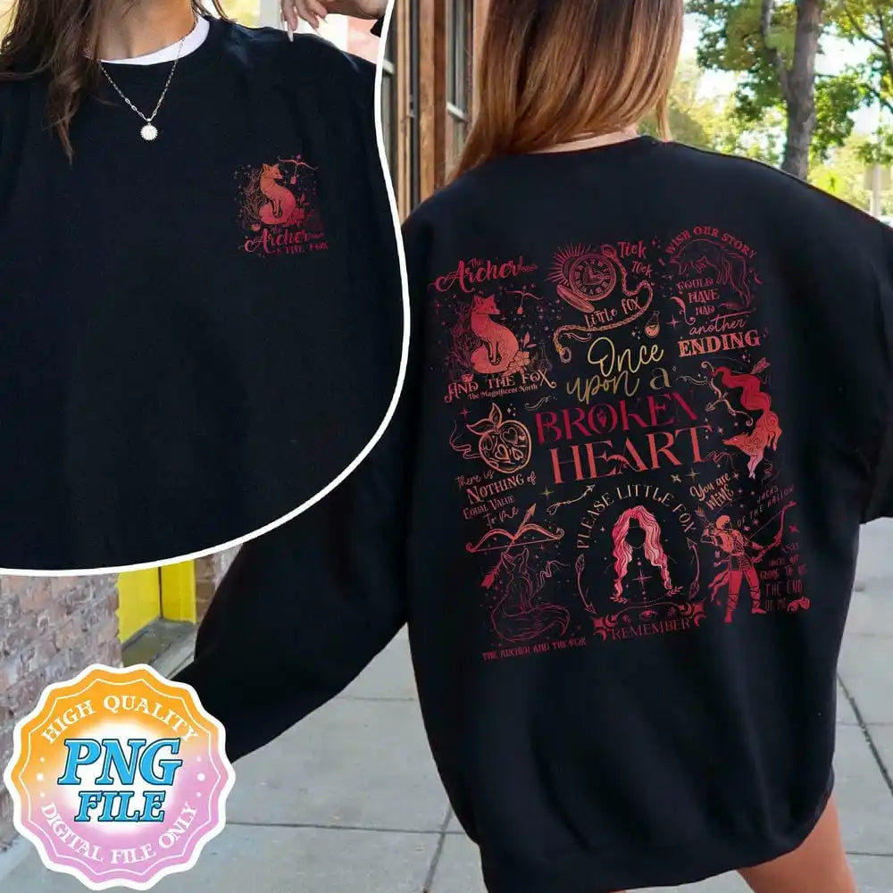 the Night Court Illyrians A Court of Thorns and Roses Rhysand Cassian Azriel Print Long Sleeve Sweatshirt Y2K Top Streetwear