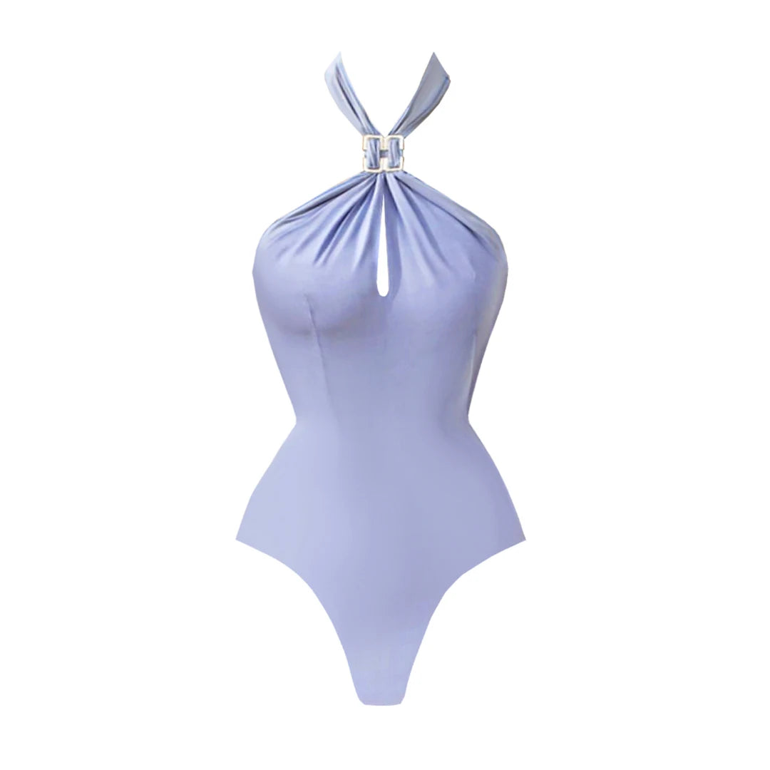 New Swimsuit High-End Design 2Pcs Floral Print Ruffle Slimming Holiday Sexy Hot Spring One Piece Swimsuit for Women