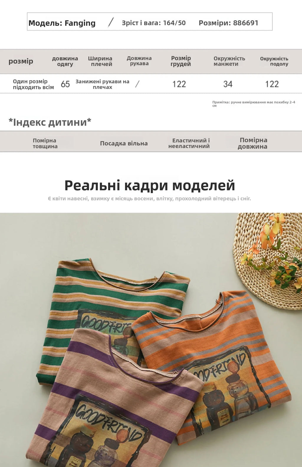 plus Size Women's Cotton T-irt ort Sve Slimming Top Summer Street Sle Printed round Ne Loose Fit Casual Wear