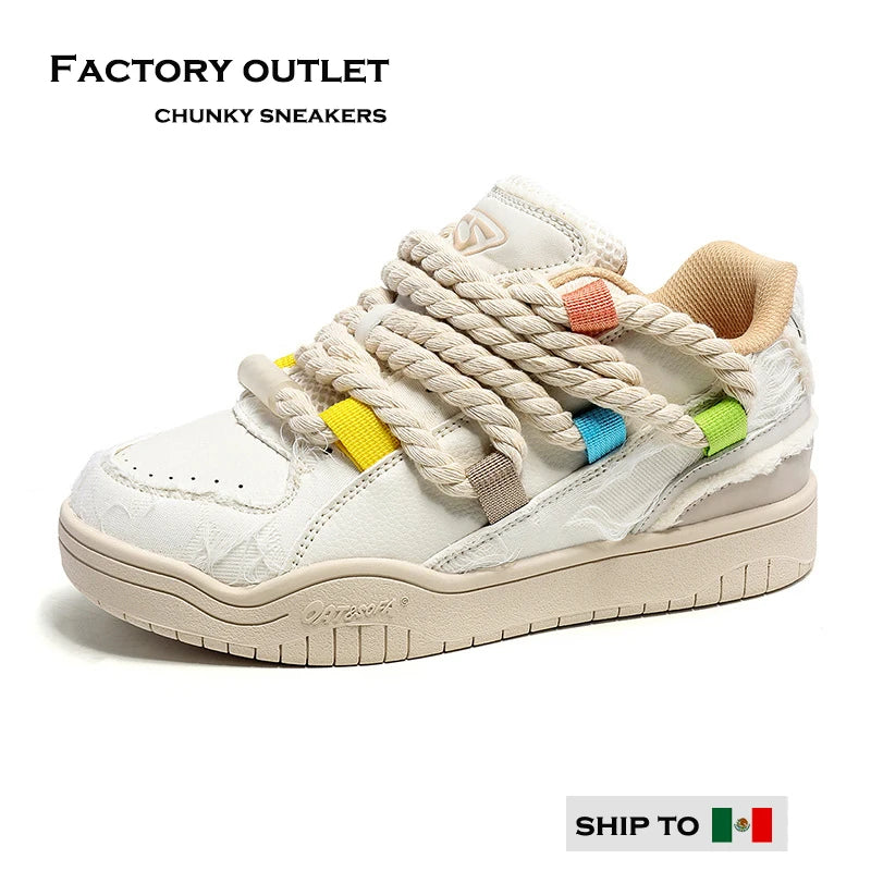 Sneakers Men's Luxary Chunky Mesh Breathable Shoes for Men Sports Running Casual Ladies Fitness Vulcanize Shoes