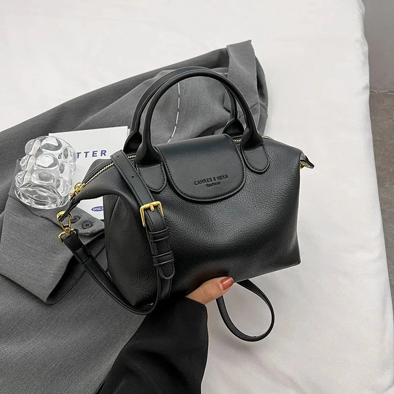 Versatile Fashionable Women's Bucket Handbag Crossbody Bag Simple Design New Hot Sale Of The Season Trendy Small Shoulder Bag Ha