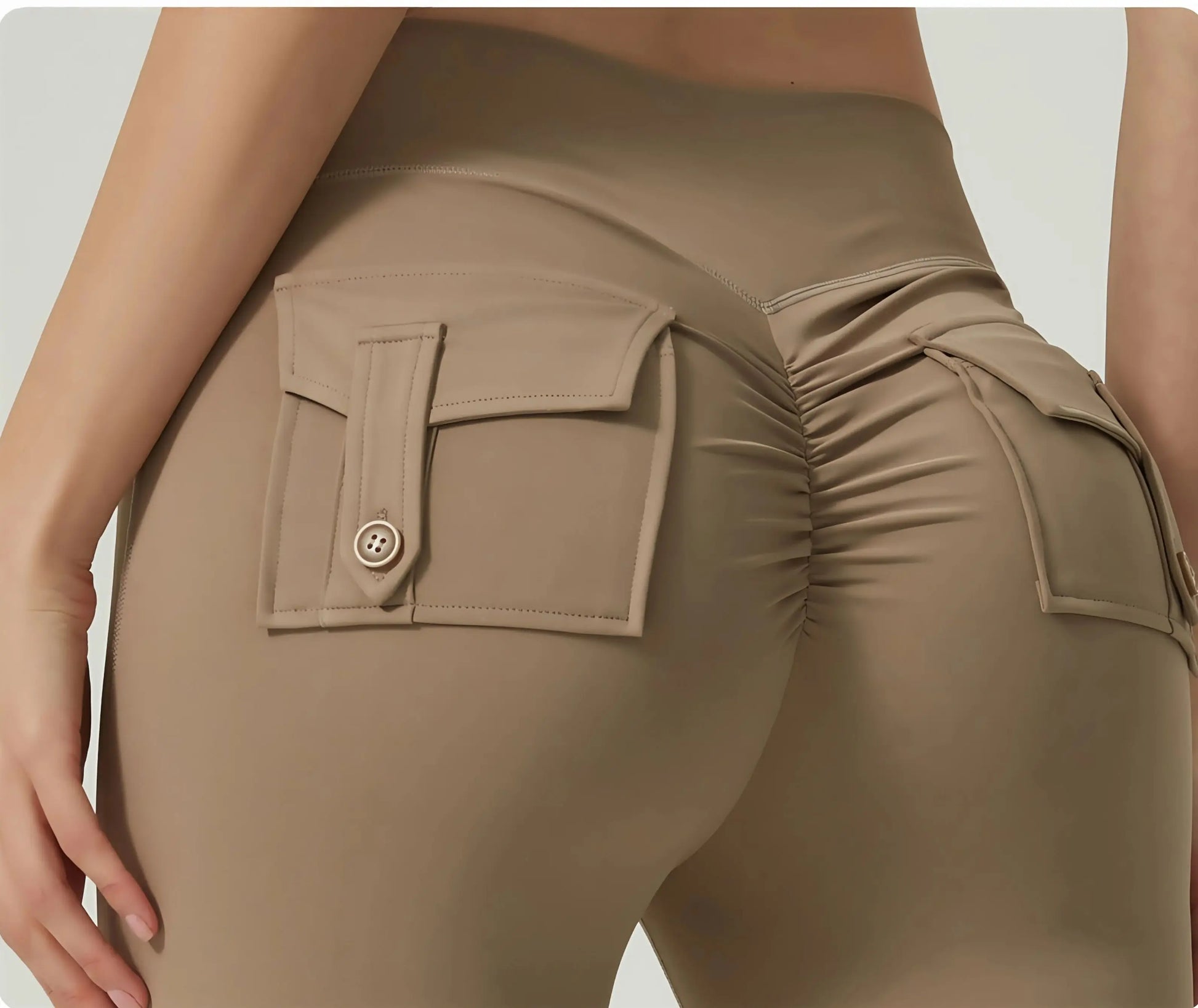 Sexy Scrunch Butt Yoga Shorts for Women  High Waist Booty Lifting Gym Shorts with Pockets  Push Up Fitness Running Sports Shorts