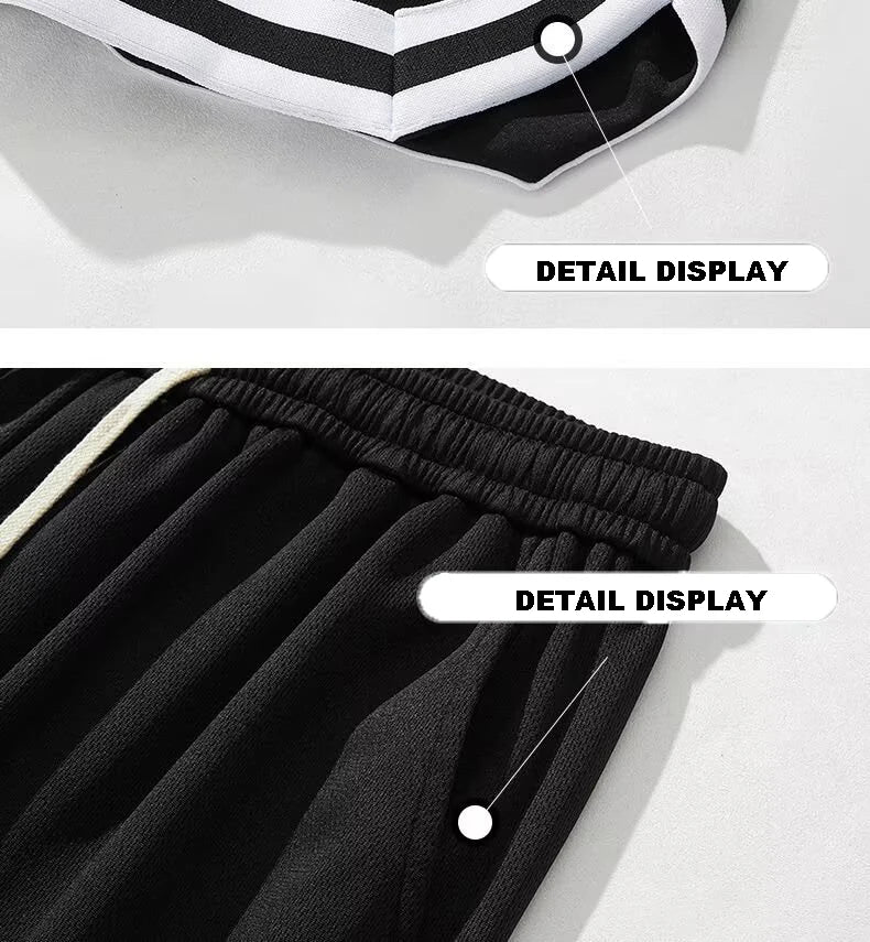 Basketball Shorts for Men's Summer Sports Training in 2025 Casual Loose and Breathable Pants American Five Point Shorts M-5XL