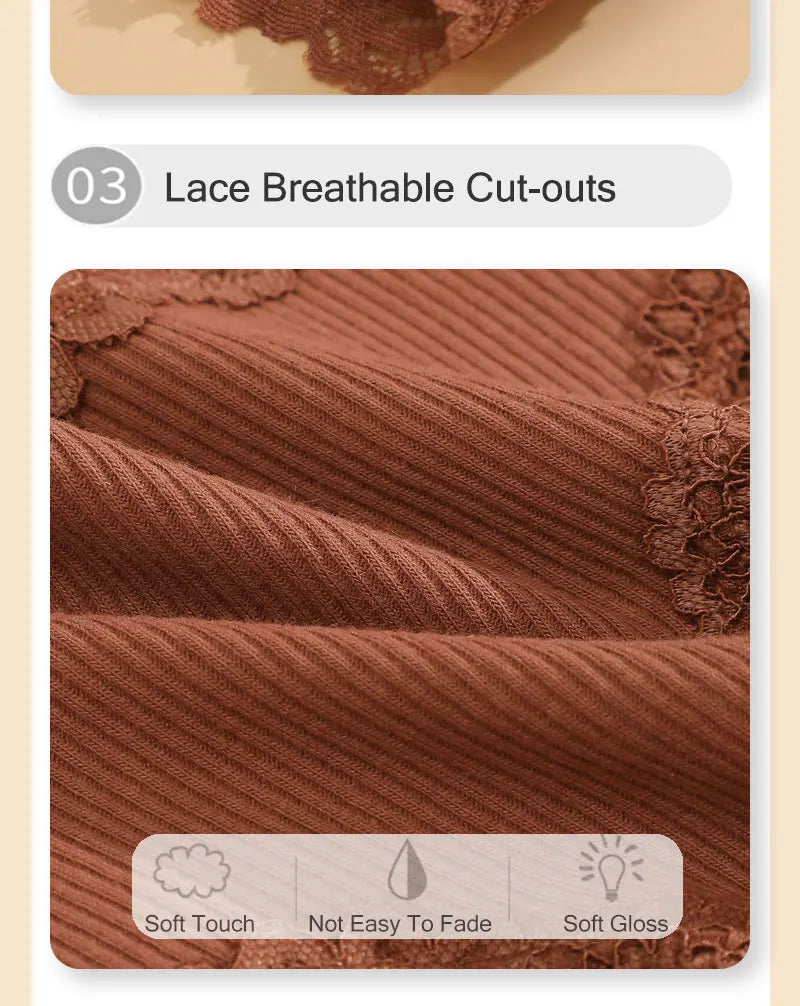 7PCS/Set Women Sexy Lace Panties Seamless Cotton Brazilian Panties Girls Breathable Sexy Low Rise Underwear Female Soft Lingerie