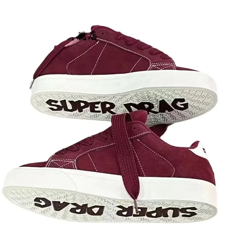 Women Casual Shoes Fashion Low Cut Lace-Up Leisure Sneakers Outdoor Comfortable Non-Slip Female Flats Trainers 35-40