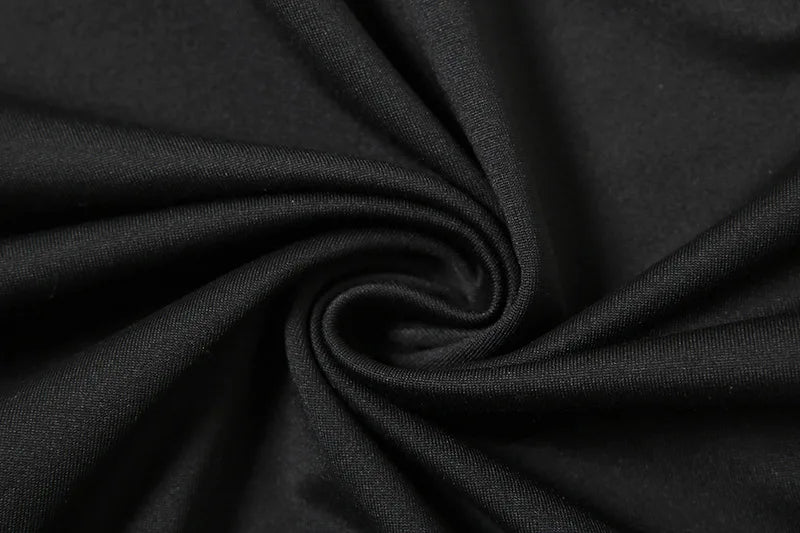 Goth Dark Hollouw Out Long Sleeve Skinny Bodysuit Women Y2K Grunge Mesh Patchwork Playsuits Mall Goth Fashion Street Bodysuits