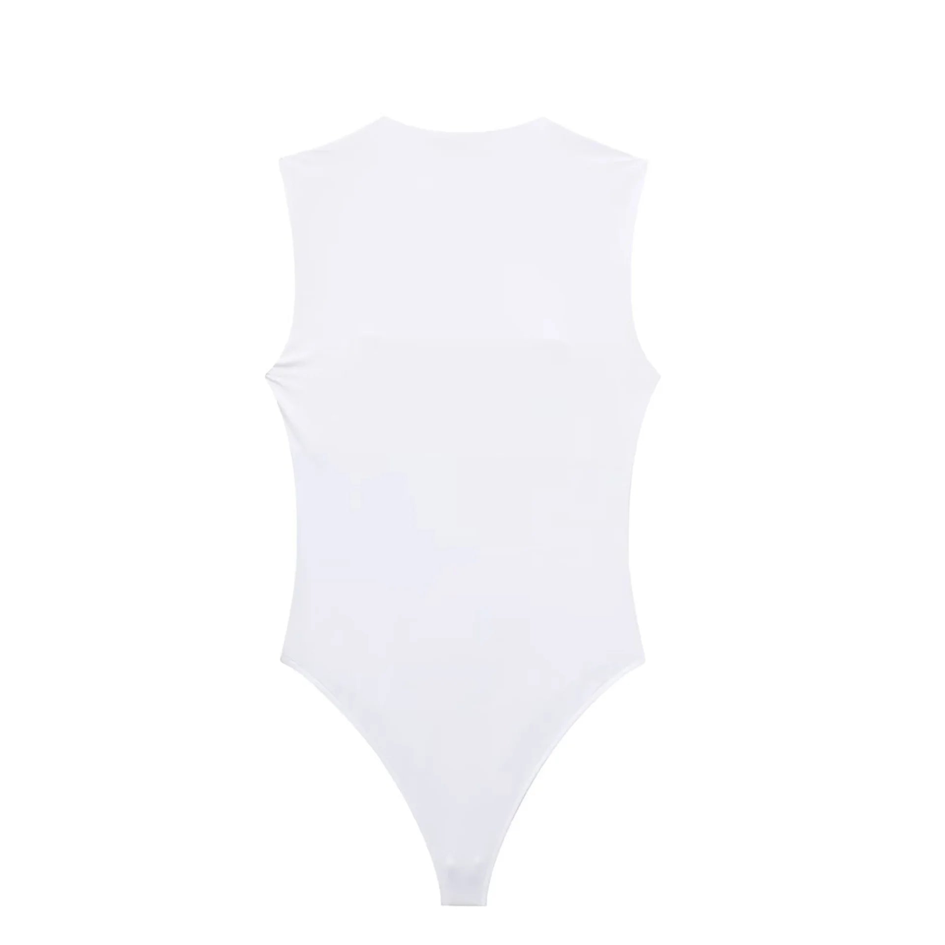 Black Body Woman Sleeveless White Bodysuit Women Square Neck Summer One Piece Swimsuits Sexy Lingerie Women's Bodysuit