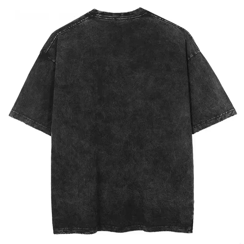 2025 Summer T-Shirts Men Women Invincible Hero Vintage Washed High Quality Cotton Clothes Short Sleeve Crew Neck Tee Shirt