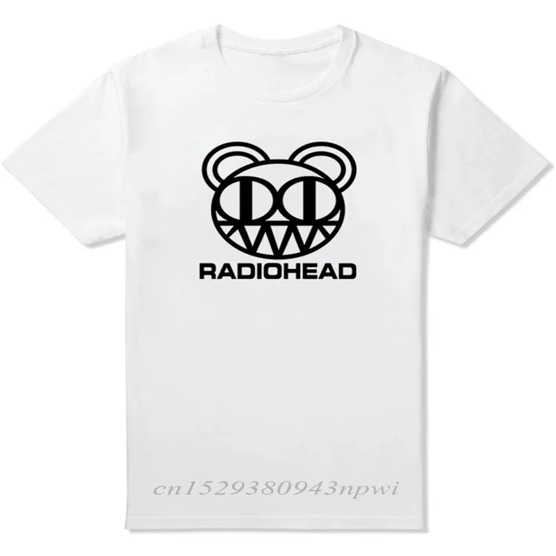 Radiohead T Shirt Men Vintage Classic Tees North America Tour Rock Boy women's tshirt Camisetas Hombre Hip Hop Street casual Top