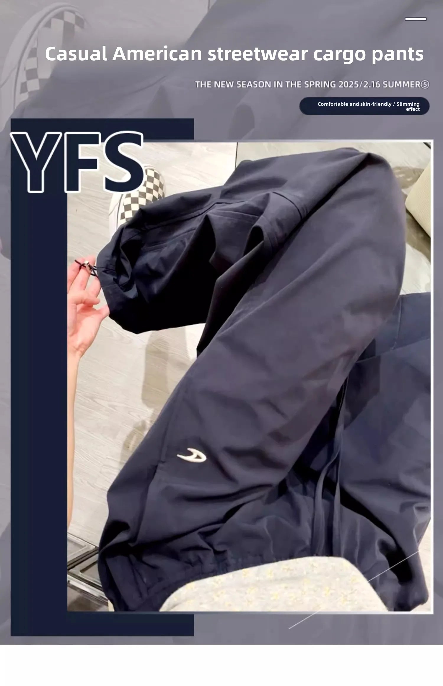 High Waist Wide Leg Pants Women's Retro American High Street Paratrooper Trousers Spring Summer New Loose Drapey Cargo Pants