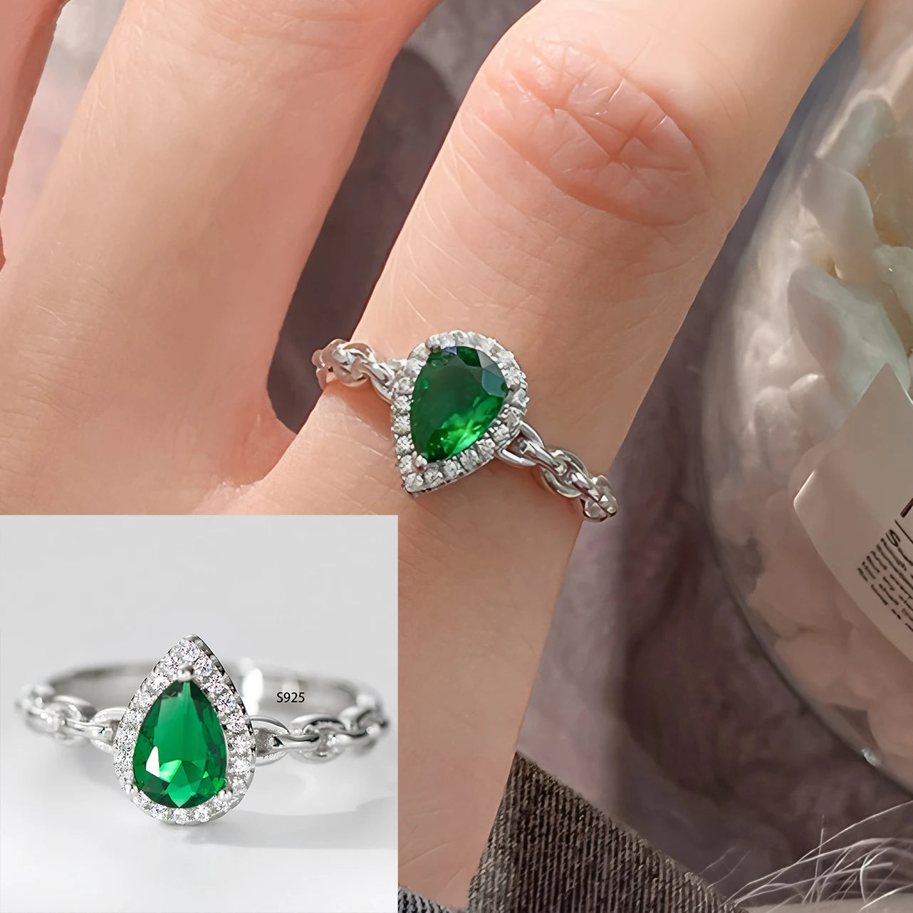 VENTFILLE 925 Sterling Silver Irregular Ring for Women Geometry Versatile Minimalism  Accessories Jewelry Gift Dropshipping