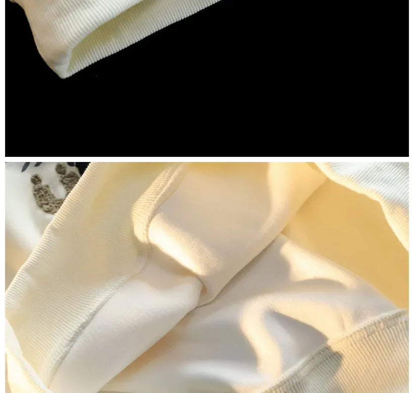 American Style Street Flocking Star Hooded Sweatshirt For Men Women Couple Loose Fit Oversize Spring Autumn Thin Jacket