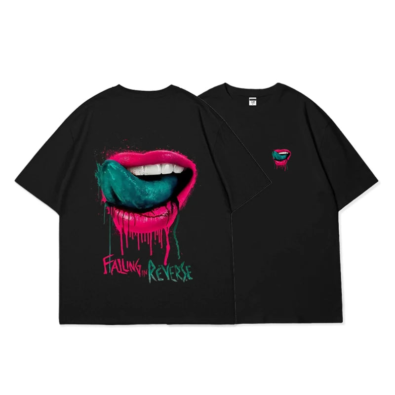 Men's and women's Short-Sleeved T-shirts Funny Abstract Pattern T-shirts 100%Cotton Streetwear Casual Fashion Oversized T-shirts