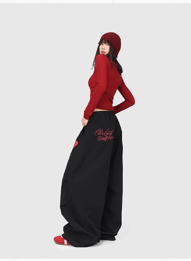 CBXLAB Street Dance Women' s Black snake hip hop quick-drying long pants jazz spicy girl casual pants kpop sports pants trendy