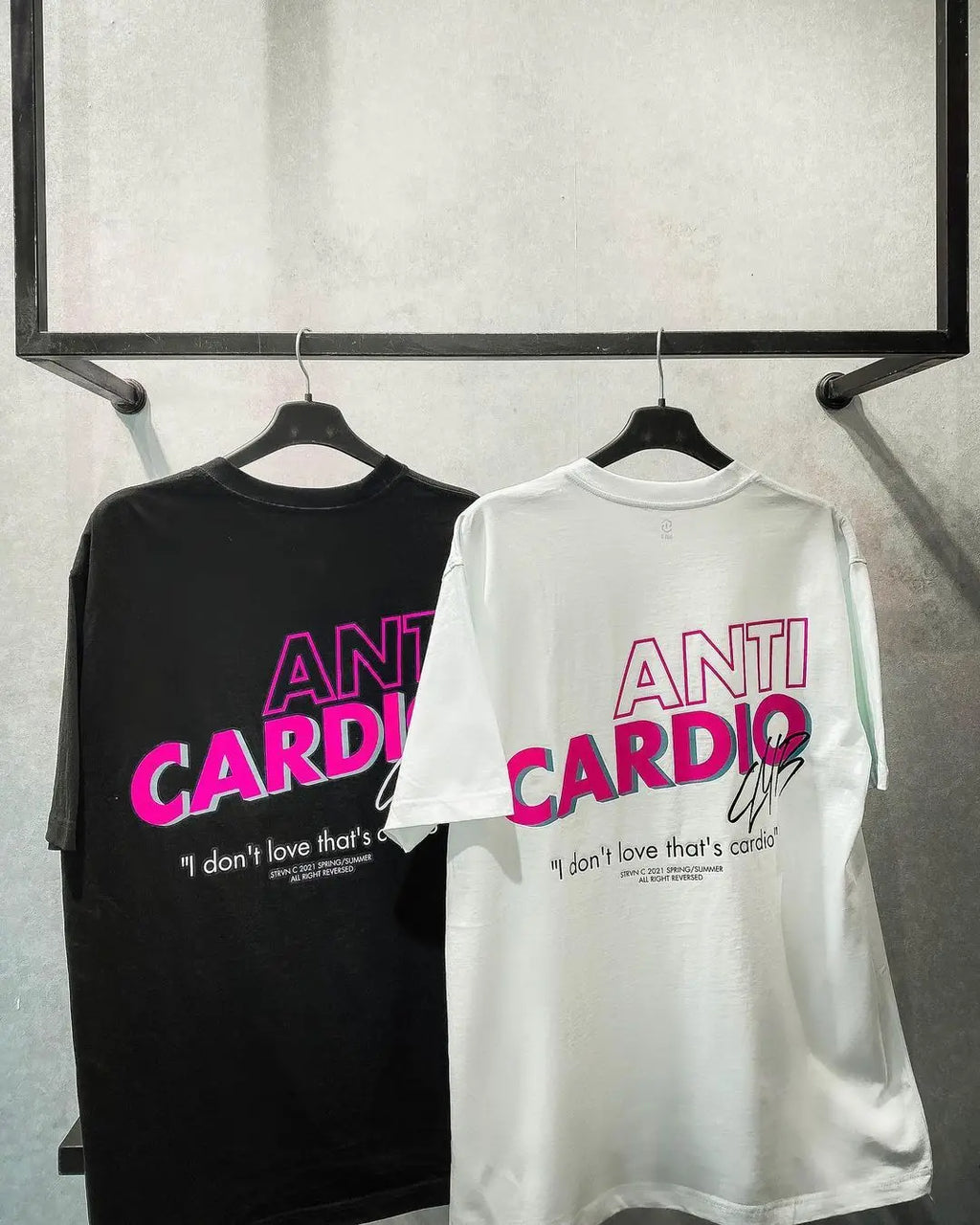 ANTI CARDIO Casual Oversized Short Sleeves Cotton T Shirt Gym Fitness Male Training Workout Cotton Tees Top New Fashion Clothes