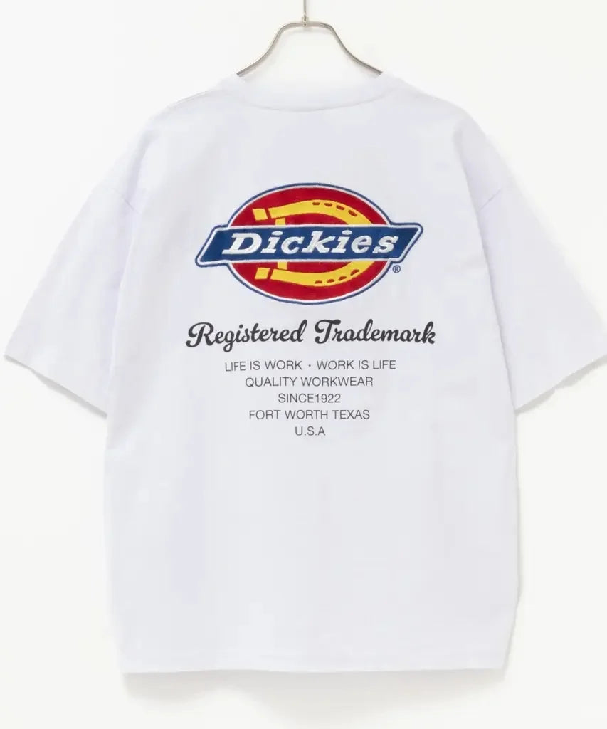 Dickies Print Trendy Printed Brand Pure Cotton T-shirt Short Sleeve Unisex New Round Neck Versatile Loose T-shirt