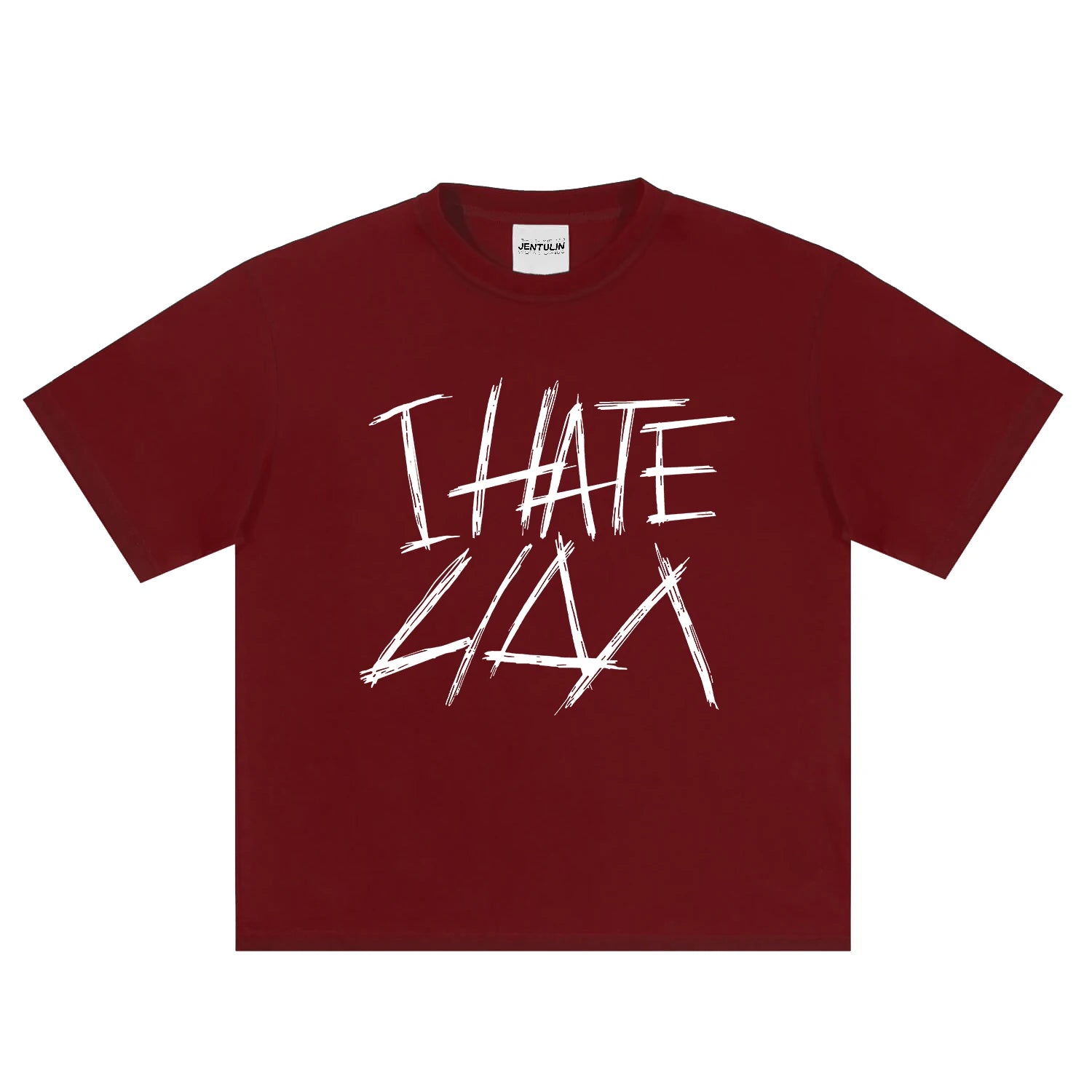 Hip Hop Streetwear Oversized Men Clothing Short Sleeve I Hate Lida Graphic Print Y2k Tops Tee Harajuku Goth Korean Tshirt Cotton