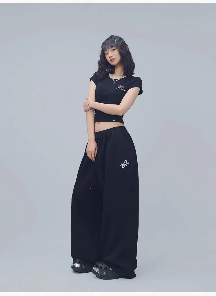 CBXLAB Street Dance Women'sPurple 'King Long Pants' hip-hop streetwear sporty jazz soft and skin-friendly casual pants
