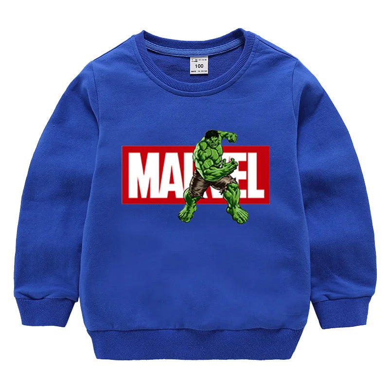 Hot Toys New Spring Autumn New Boys Cartoon Sweaters Children's Clothing Long Sleeve Knitwear Kids Jumper Top Outer Wear