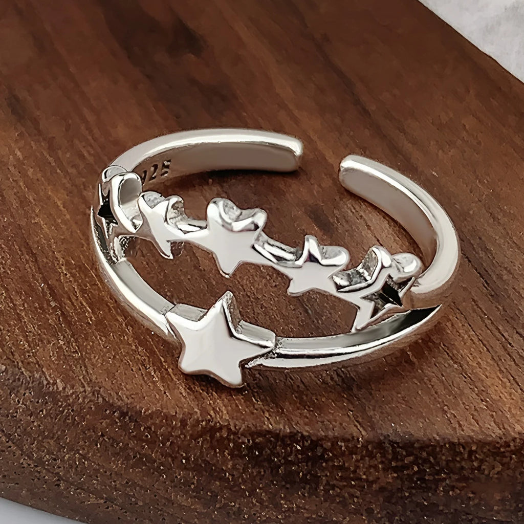 VENTFILLE 925 Sterling Silver Irregular Ring for Women Geometry Versatile Minimalism  Accessories Jewelry Gift Dropshipping