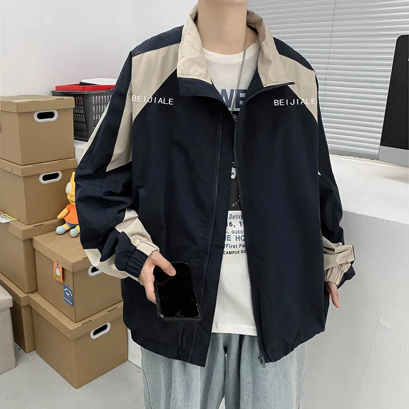 Hip Hop Varsity Jacket Women Y2K Streetwear Patchwork Letter Windbreaker Coats Korean Fashion Spring Summer Thin College Jackets