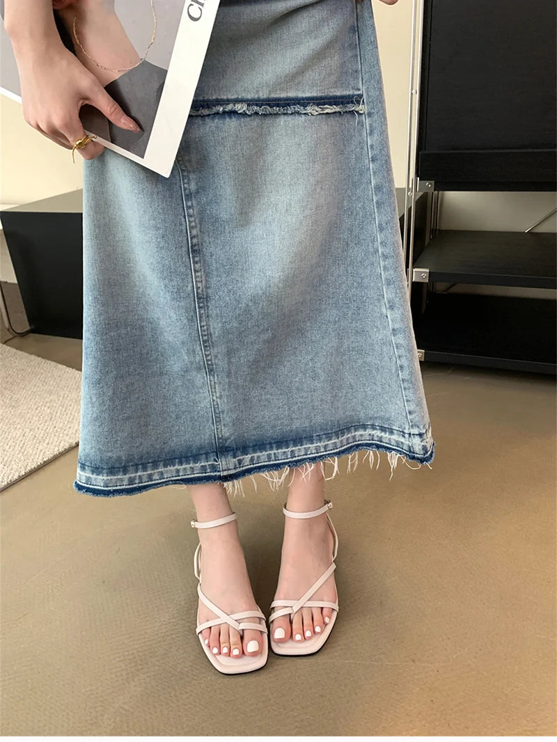 2025 Summer Gladiator Women Sandals Fashion Elegant Narrow Band Clip Toe Shoes Ladies Comfort Flats Beach Sandalias