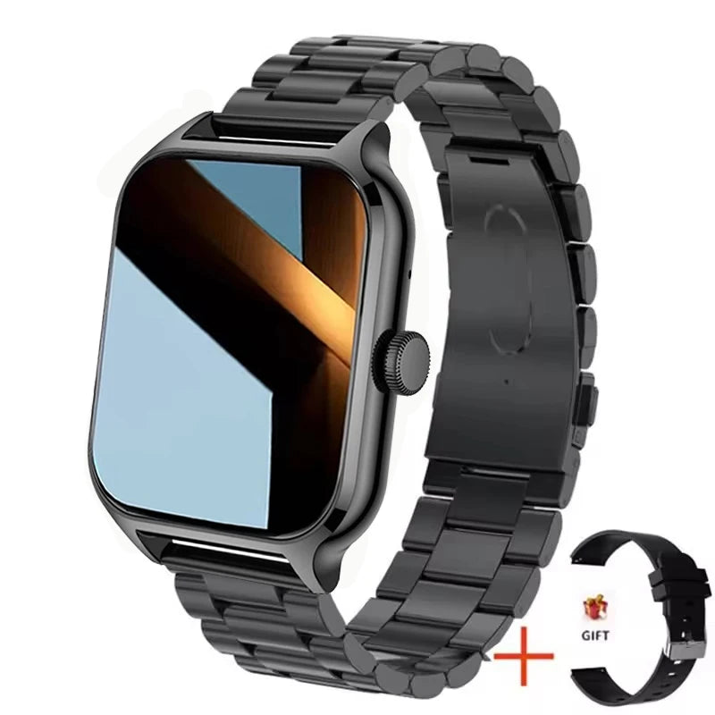 2025 Smart Watch Android IOS Phone 2.01 Inch Color Screen Bluetooth Answer Call Fitness Watches Tracker Smartwatch Women Men