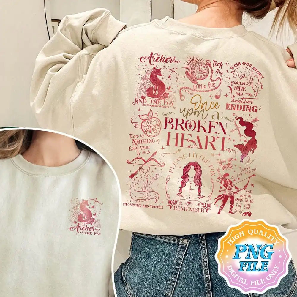 the Night Court Illyrians A Court of Thorns and Roses Rhysand Cassian Azriel Print Long Sleeve Sweatshirt Y2K Top Streetwear