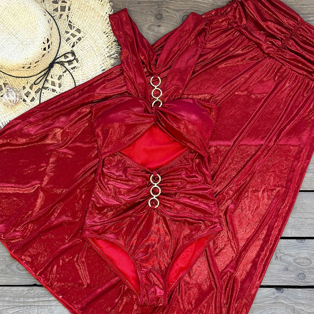 Women One Piece Swimsuit Holiday Female Retro Swimwear Beach Dress Luxury Bikini Designer Bathing Suit Backless Black Surf Wear