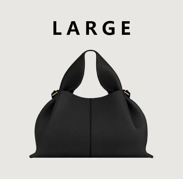 Cloud Dumpling Soft Leather Shoulder Crossbody Bag Unique Design Handbag Popular Fashion Small Niche Design Crossbody Bag