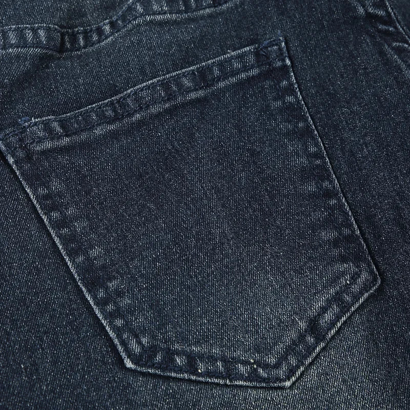 American Retro Low Waist Bell Bottom Jeans Women Summer Fashionable Versatile Casual Long Pants Washed Effect Classic Style