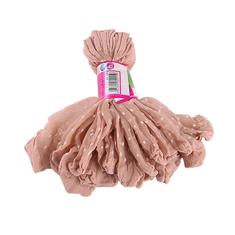 Black Dot Transparent Socks Ultra-thin Elastic Women Crystal Silk Socks Nylon Fashion Ladies Summer Short Ankle Socks