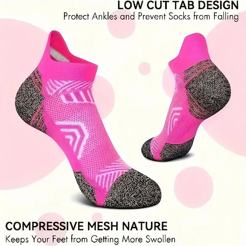 5/10 Pairs Neutral Sports Socks Fashionable Striped Sweat Absorbing Breathable Outdoor Running Basketball Couple Casual Socks﻿