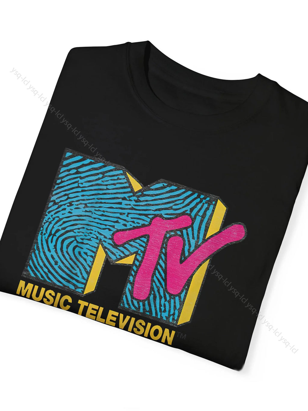 Tv-printed Men's T-shirts Are Fashionable Casual Sporty Short-sleeved Versatile and Comfortable for Both Men and Women in Summer