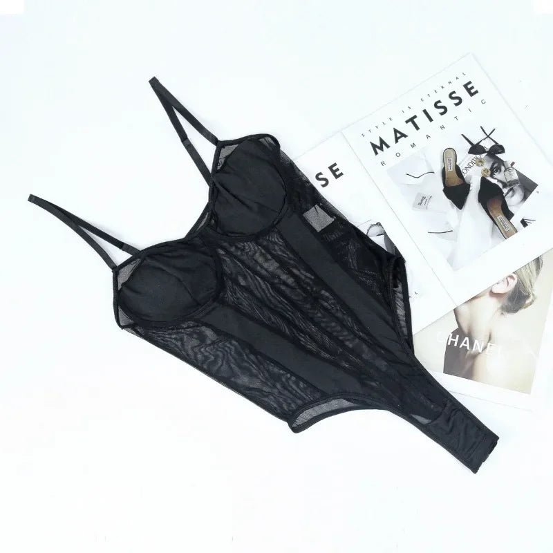 2025 Women's Clothing, Deep V-neck Shaping, Sexy Tight Fitting Adjustable Shoulder Straps, Reinforced Soft Padded Bra, Top