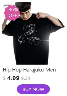 Hip Hop Streetwear Oversized Men Clothing Short Sleeve I Hate Lida Graphic Print Y2k Tops Tee Harajuku Goth Korean Tshirt Cotton